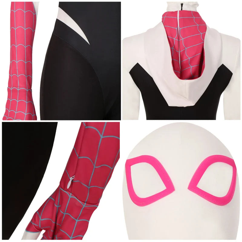 Tcosplay GwenStacy Cosplay Costume Spider