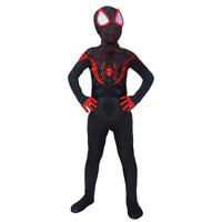 Tcosplay Kids Black Spiderman Cosplay Costume