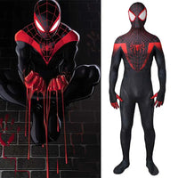 Tcosplay Black Spiderman Jumpsuit Spider-Verse