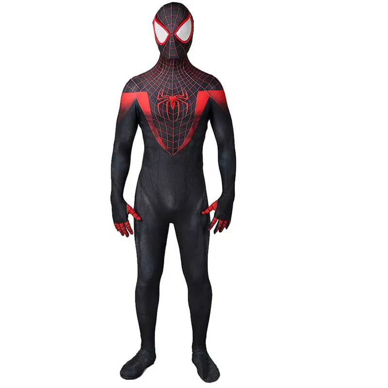 Tcosplay Black Spiderman Jumpsuit Spider-Verse