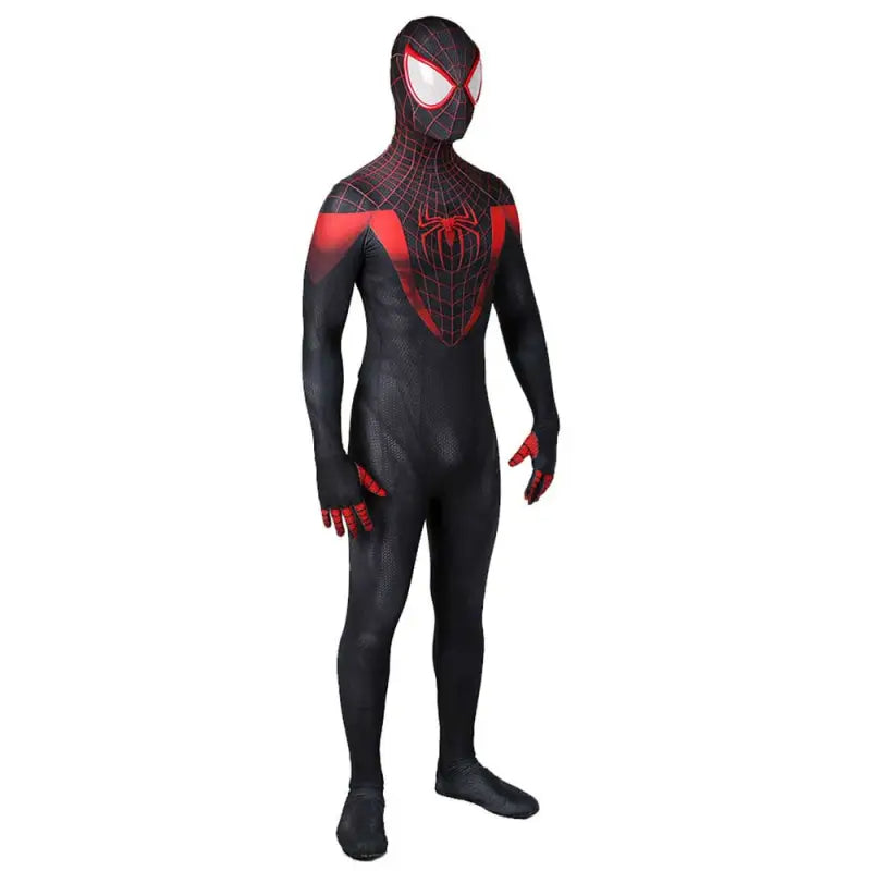 Tcosplay Black Spiderman Jumpsuit Spider-Verse