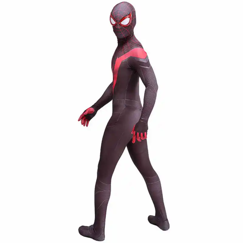 Tcosplay PS5 Black Spiderman Zentai Suit