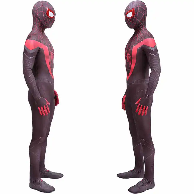 Tcosplay PS5 Black Spiderman Zentai Suit