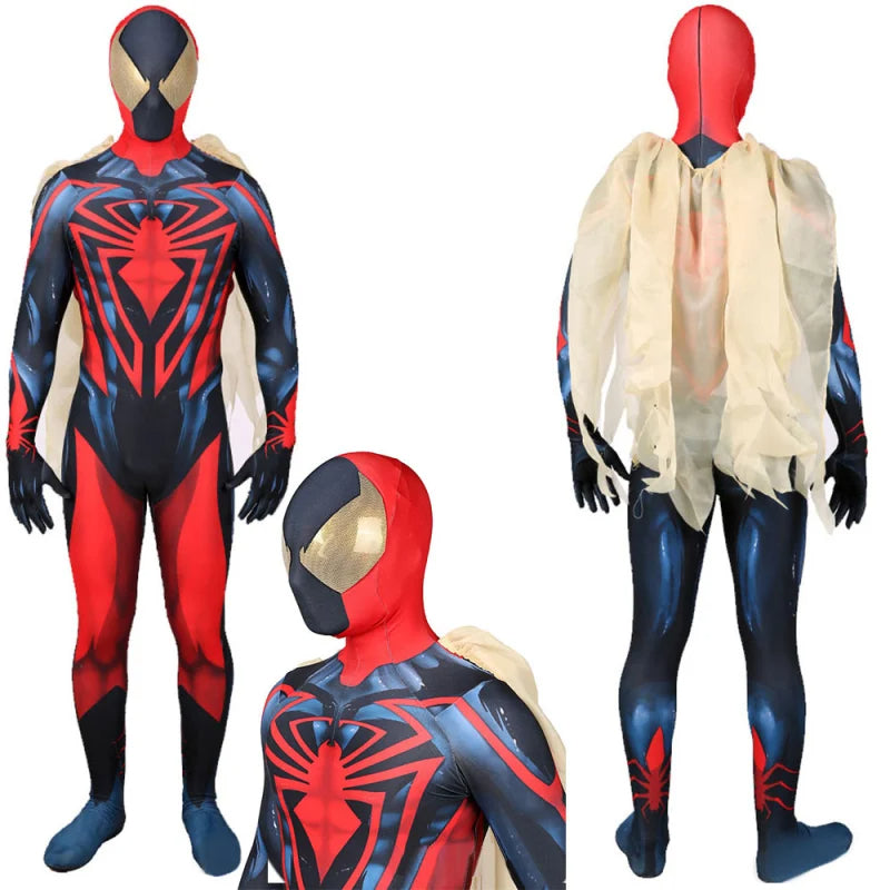 Tcosplay Spider Peter Parker Costume With Cape